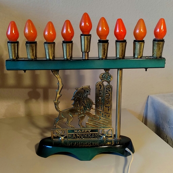Vintage made in Israel Menorah - Picture 2 of 4